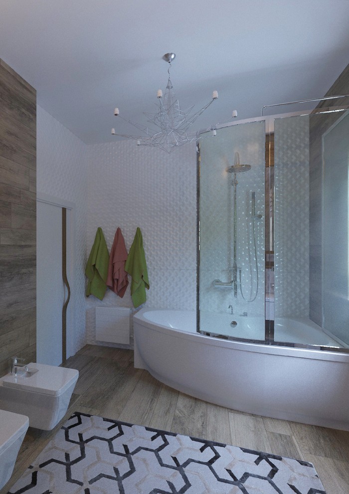 Дизайн деревянного дома в современном стиле, г. Воскресенск Московской области