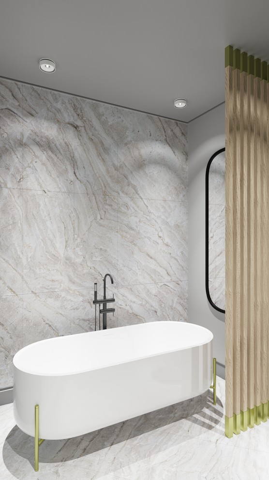 Дизайн и визуализация уборной комнаты. Beverly Hills with some exotic.