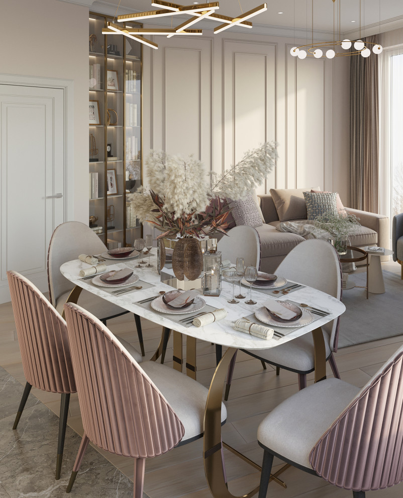 Обложка проекта: Дизайн-проект квартиры в ЖК "Невский"