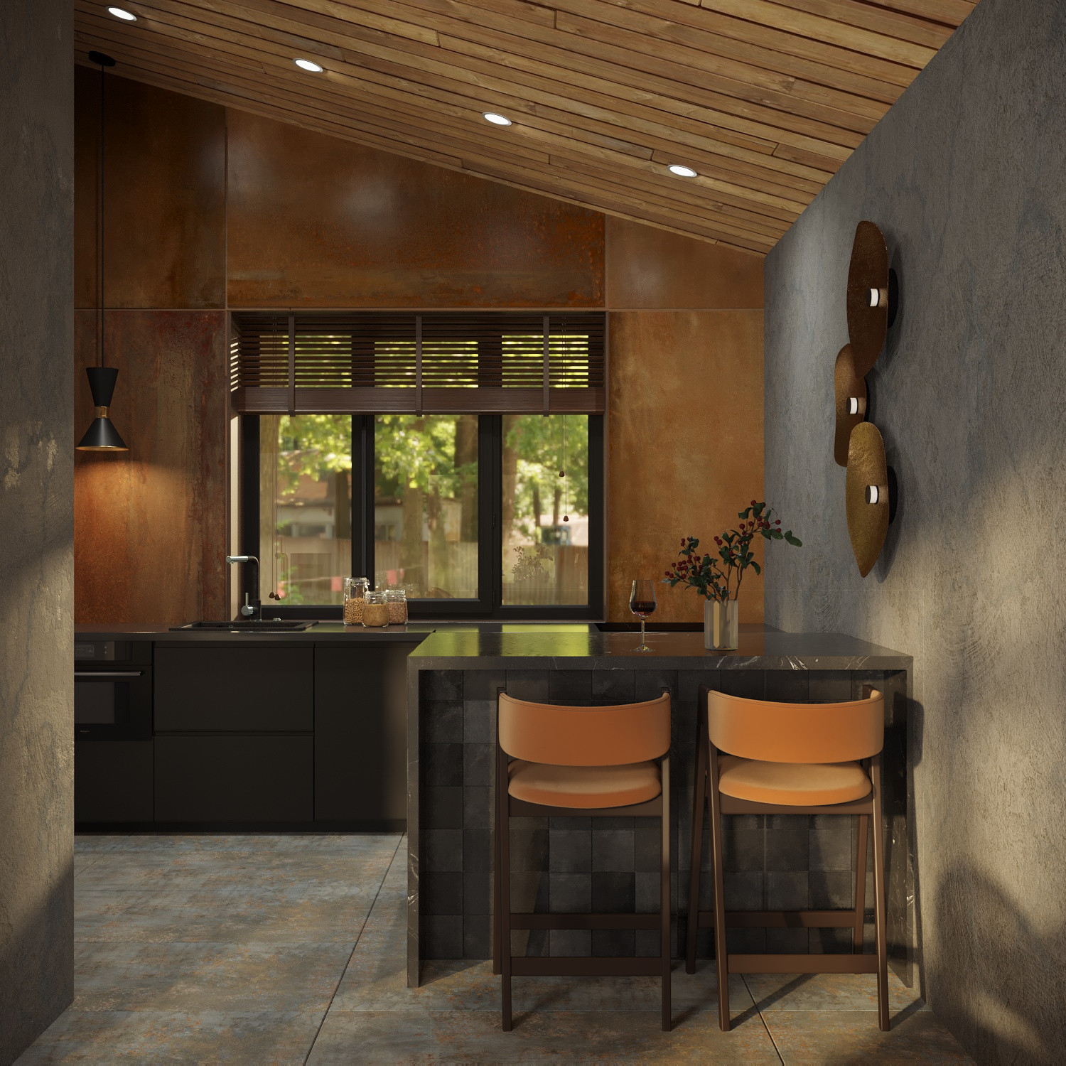 Деревянный дом в поселке Лаки парк