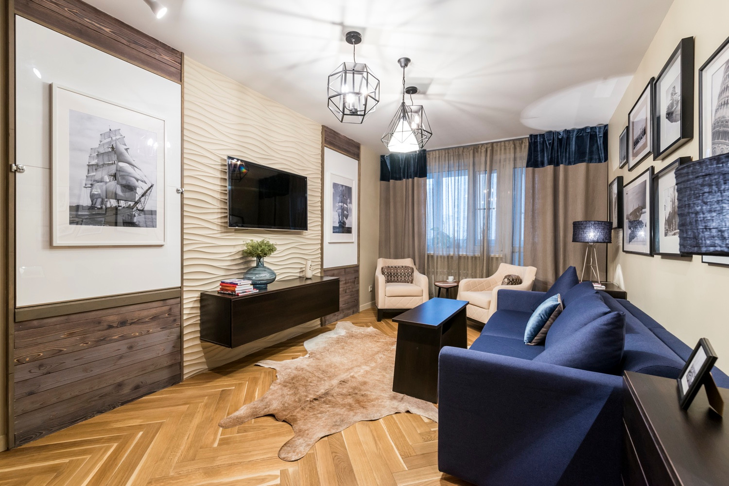 Обложка проекта: Гостиная с видом на море