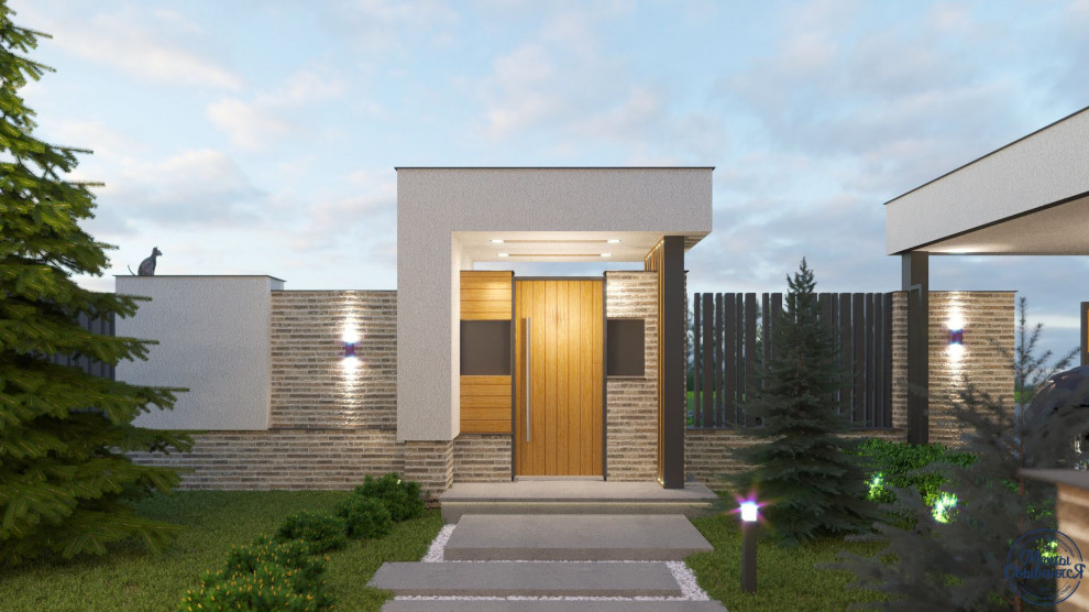 Проект двухэтажного индивидуального дома