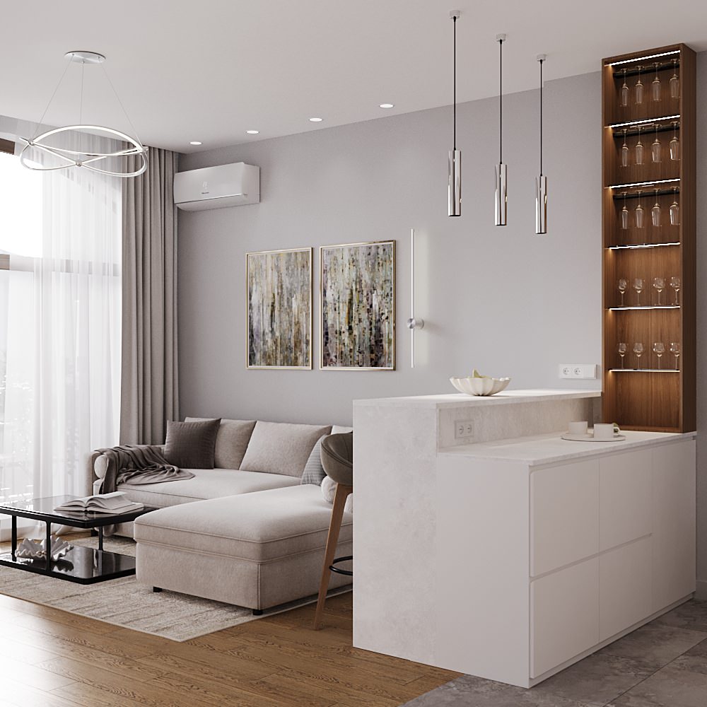 Обложка проекта: Апартаменты в г.Батуми 58м2