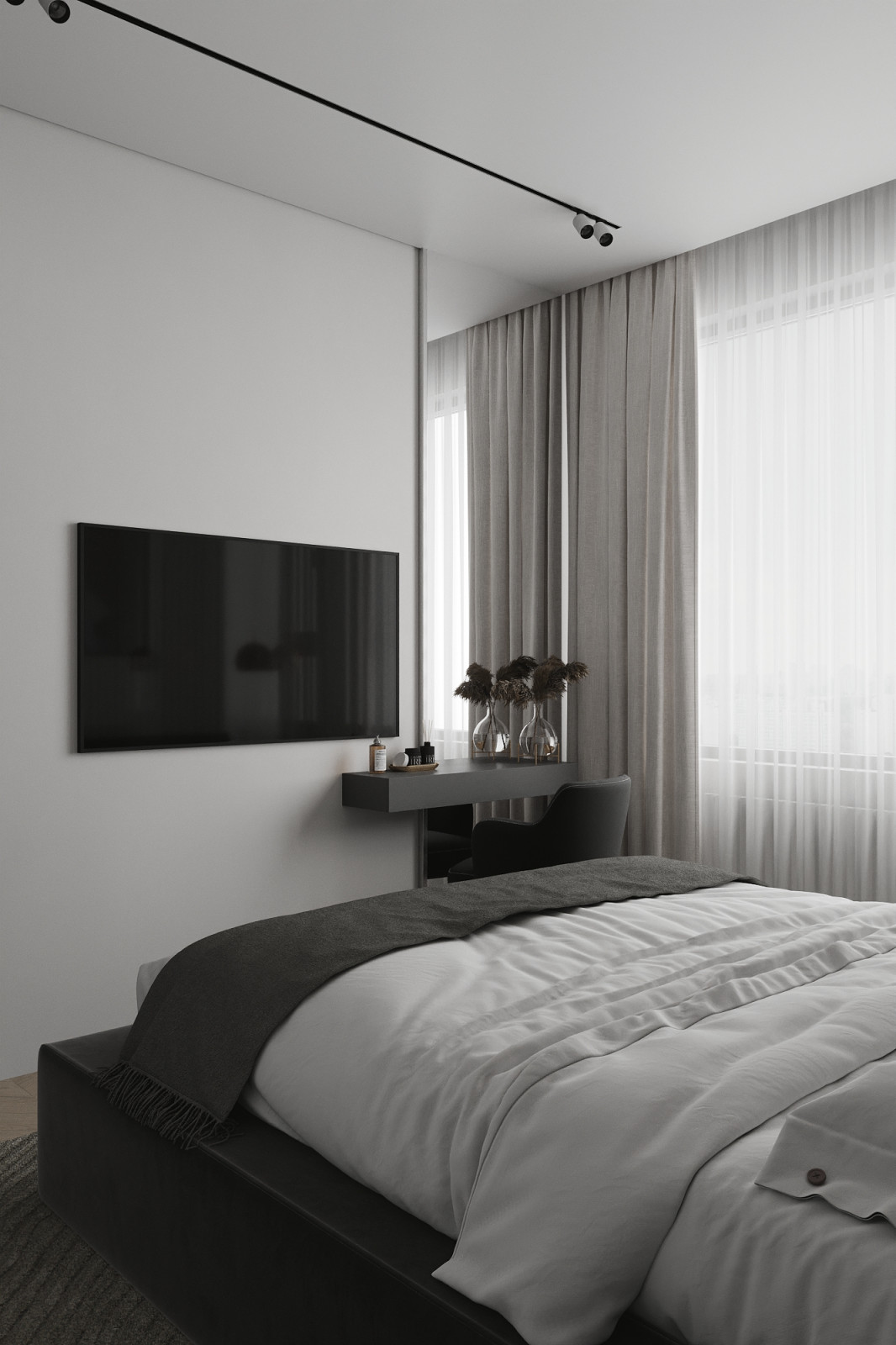 Дизайн интерьера квартиры в современном стиле в ЖК Небо