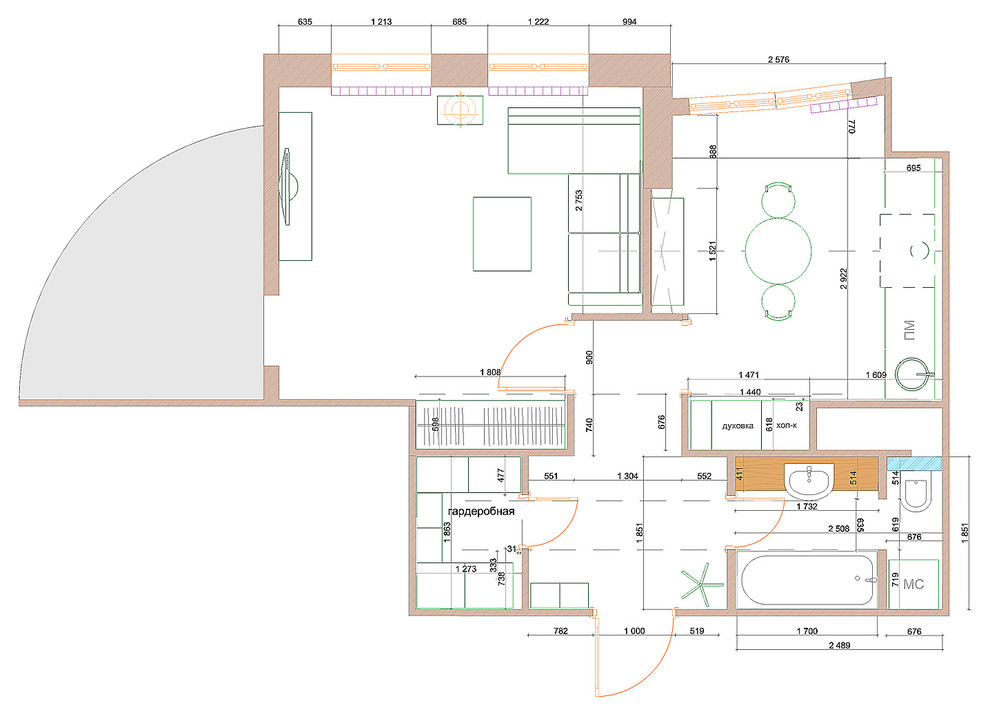 Однокомнатная квартира в г. Королев