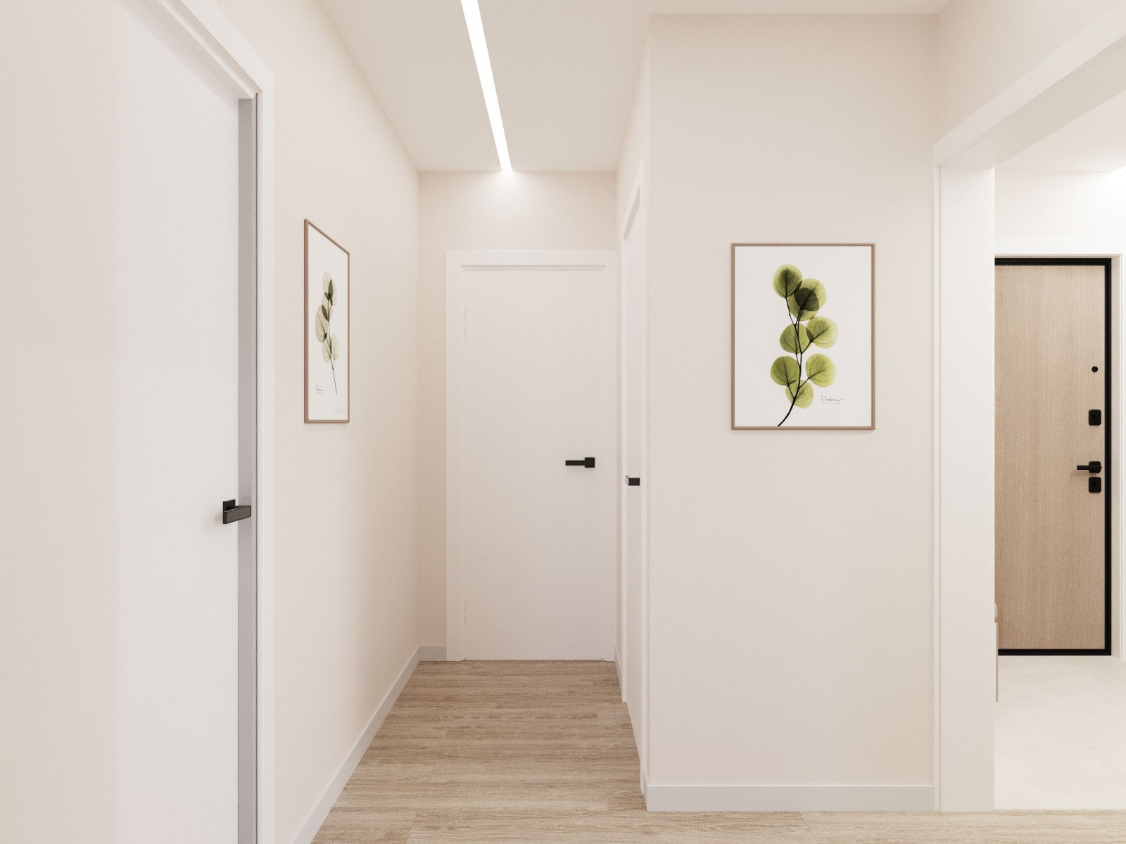 Дизайн-проект квартиры площадью 57,5 кв.м.