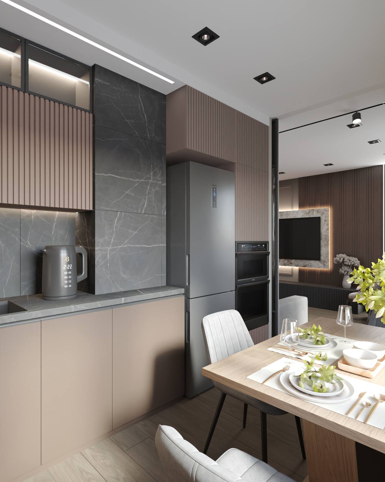 Проект интерьера в современной классике