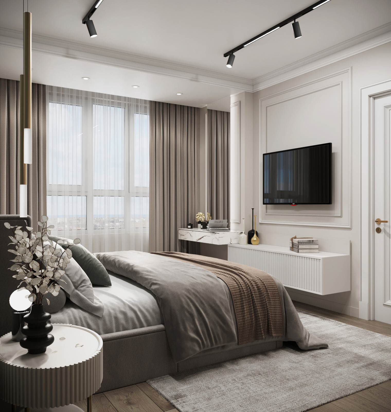 Дизайн-проект трехкомнатной квартиры