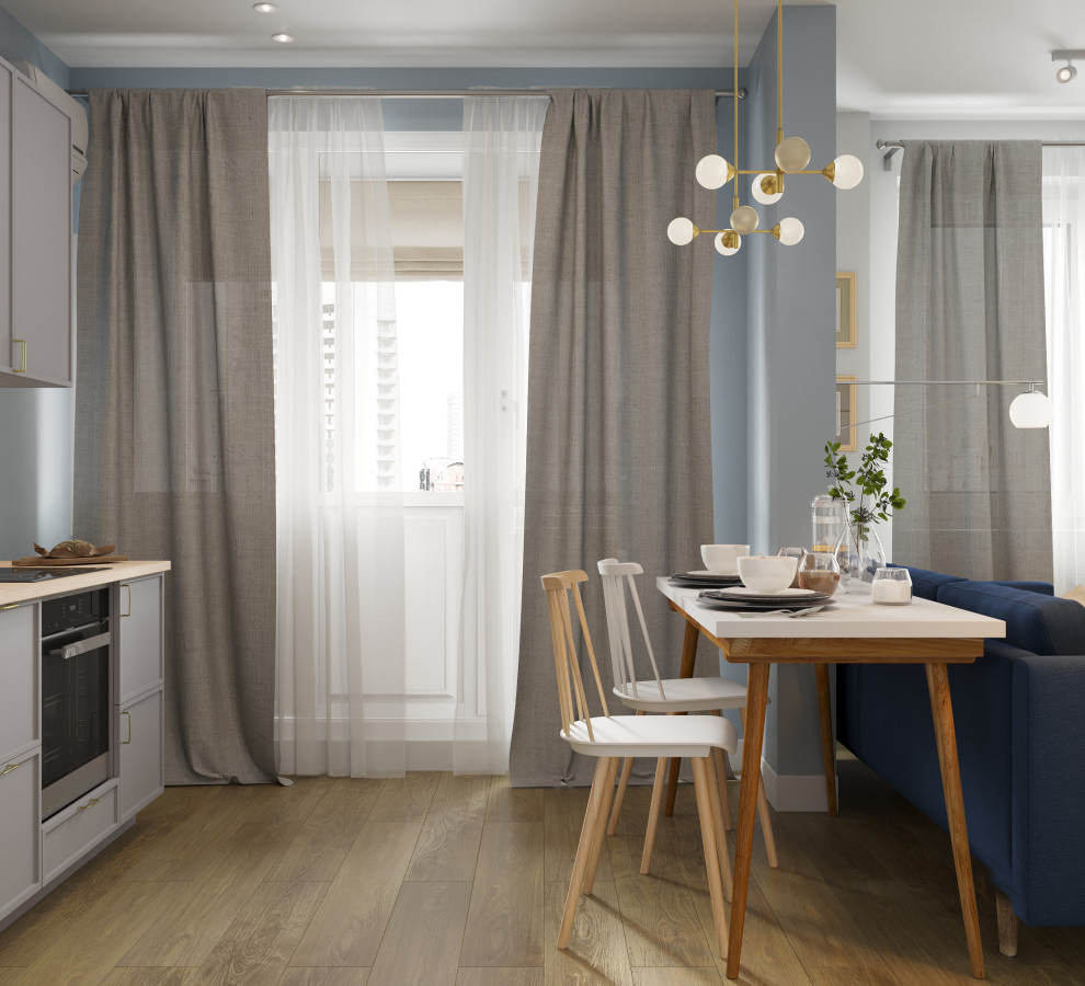 Уютная квартира для молодой семьи в скандинавском стиле