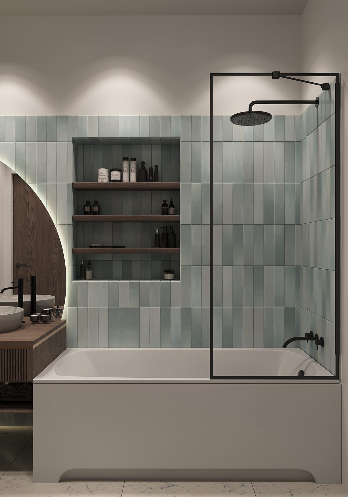 Дизайн интерьера санузла