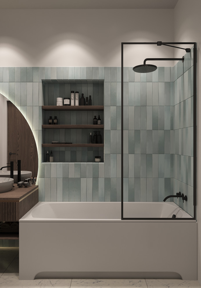 Дизайн интерьера санузла