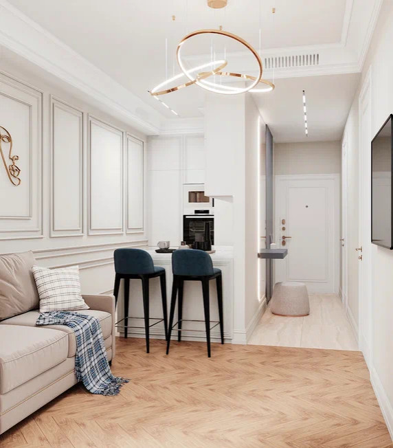 Квартира бизнес класса в стиле неоклассика