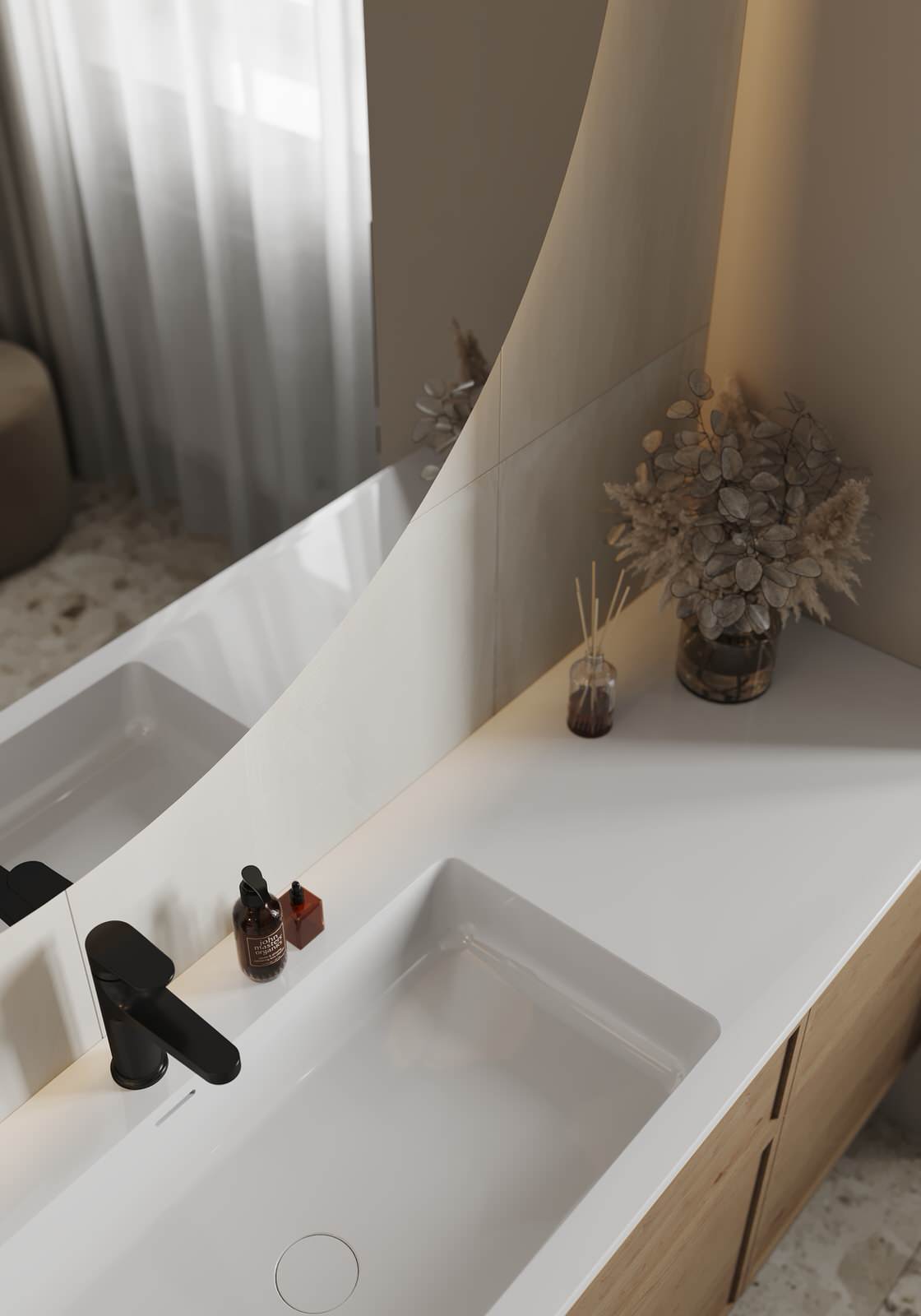 Санузлы (Частный дом в Малой Валяевке, Пензенская область)