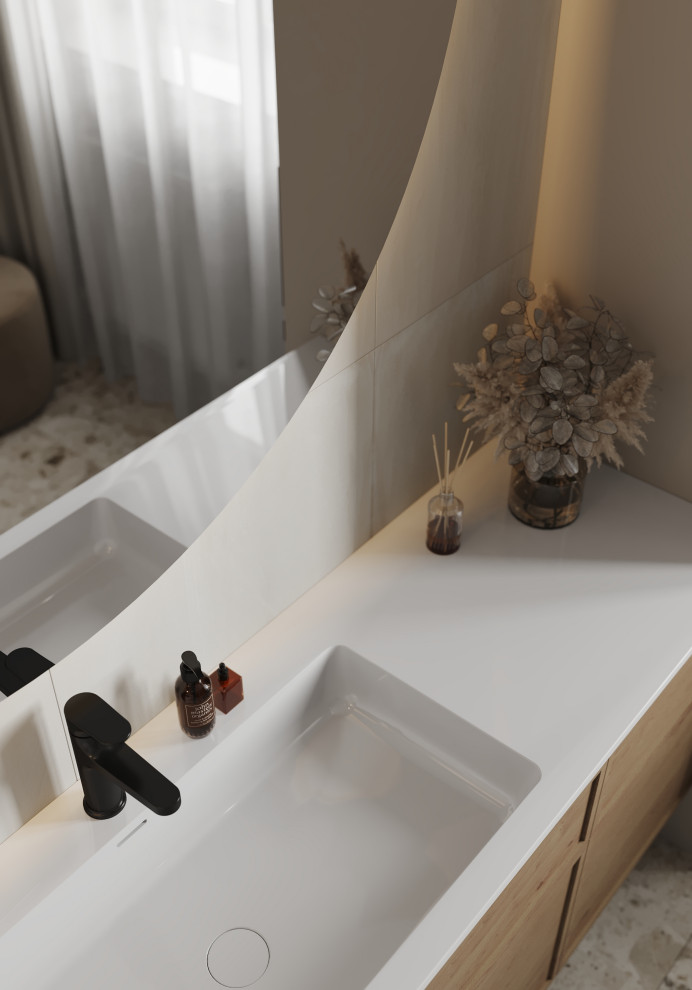 Санузлы (Частный дом в Малой Валяевке, Пензенская область)