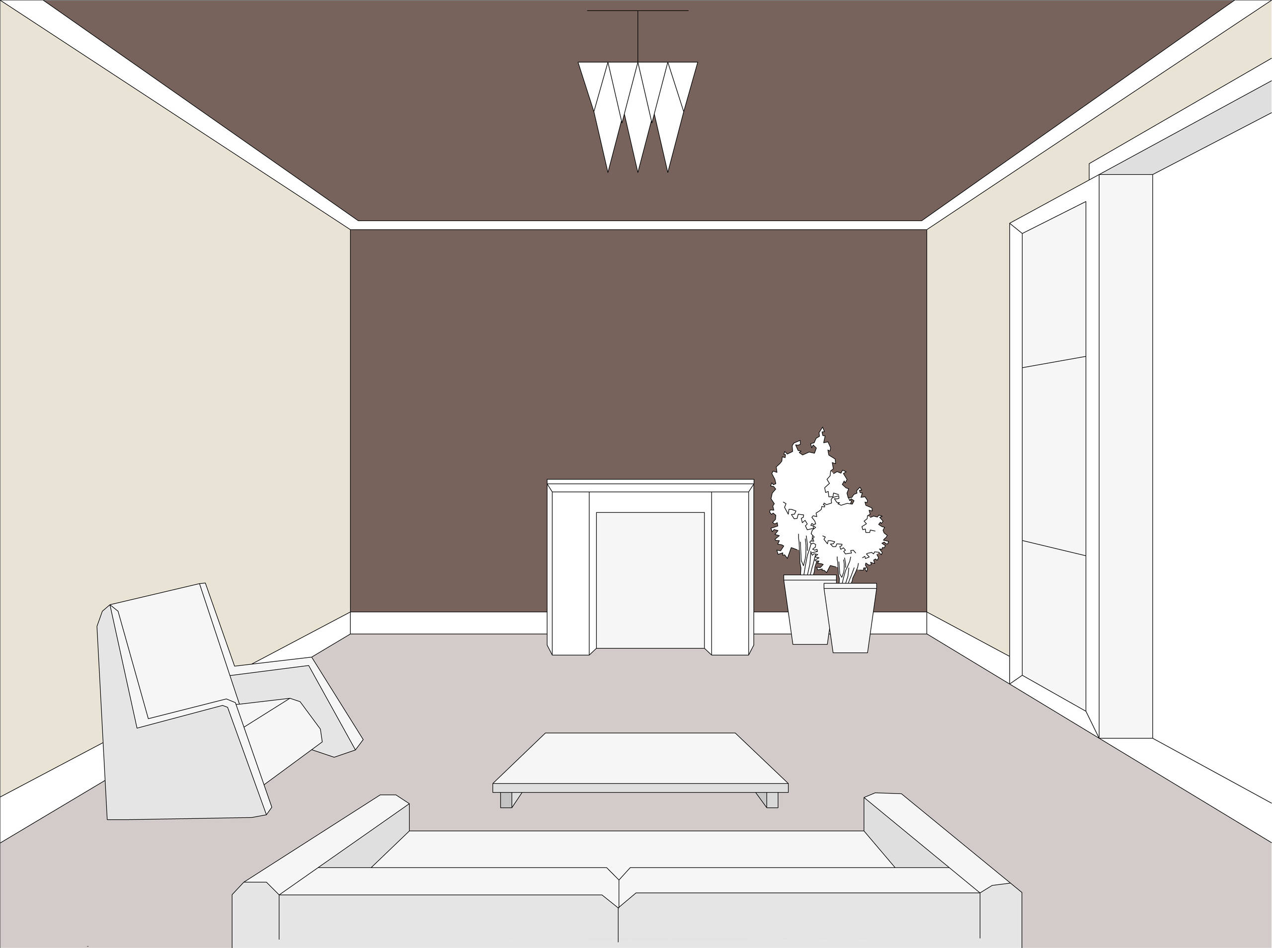 Пол, стены, потолок: Как сочетать их друг с другом