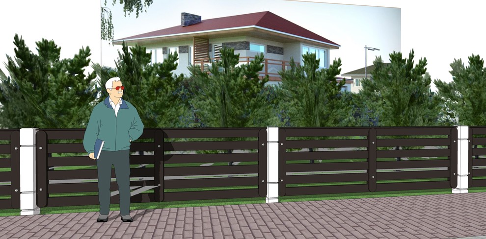 Обложка проекта: Концептуальные ограждения LaBeton для поселка Гудвил, Ковров