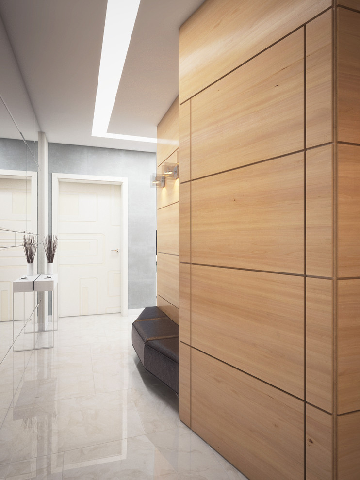 Интерьер квартиры в современном стиле с нотами ар-деко. ЖК Мегаполис. Минск