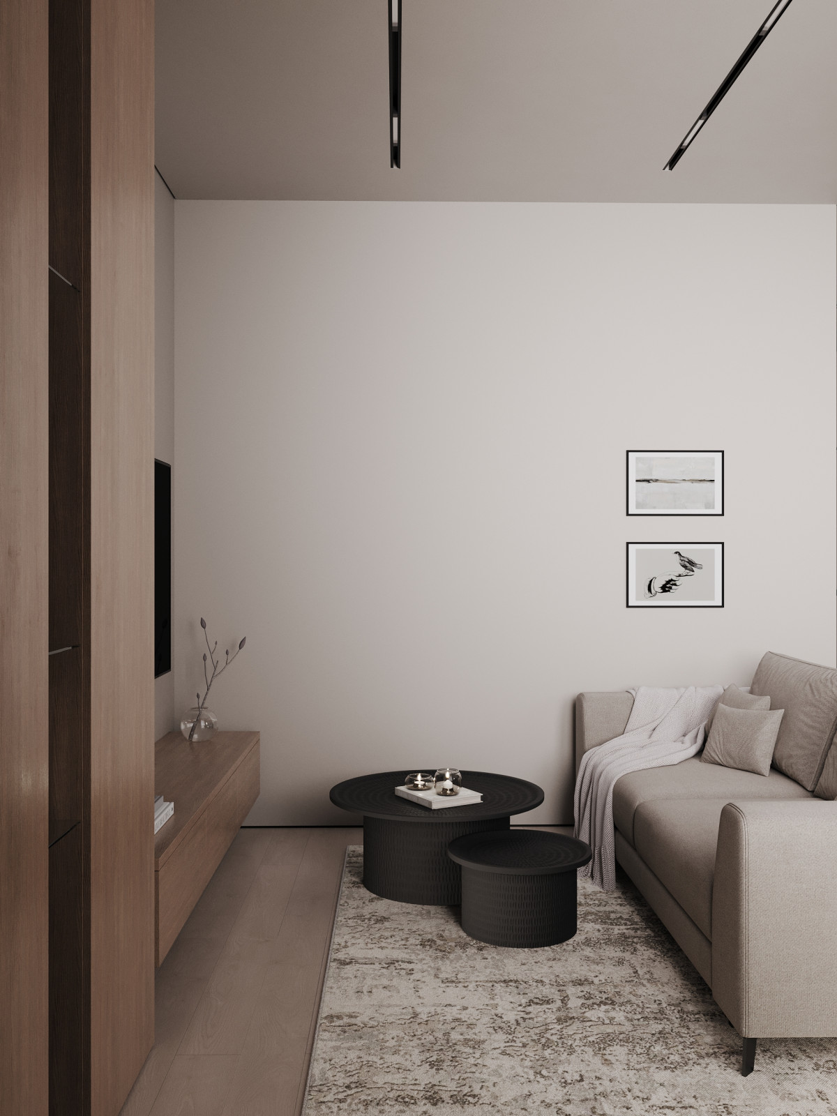 ЖК ID-Kudrovo, лаконичный интерьер в концепции минимализм