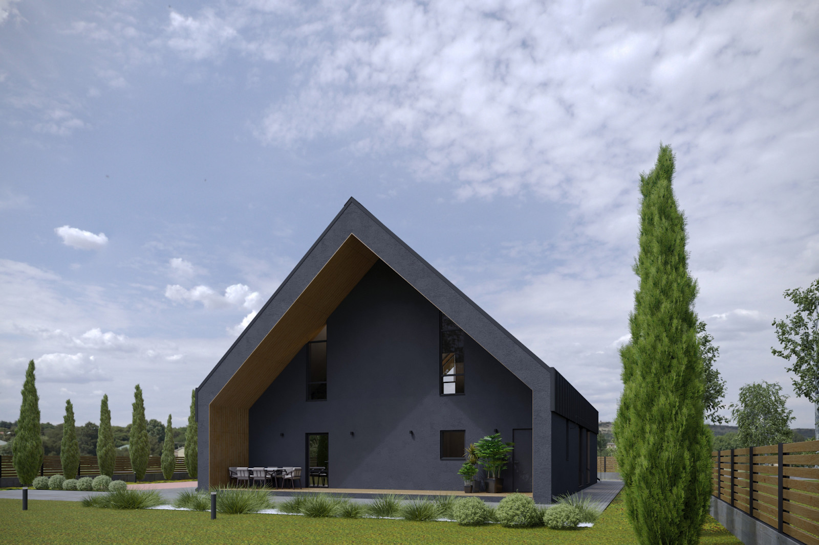 Современный дом для молодой семьи