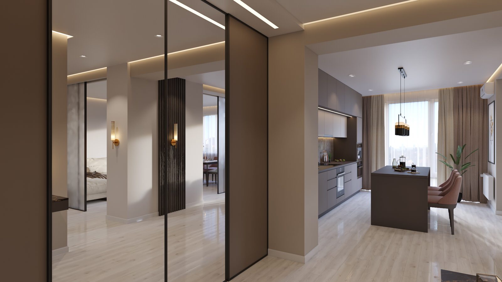 Дизайн четырехкомнатной квартиры Киев