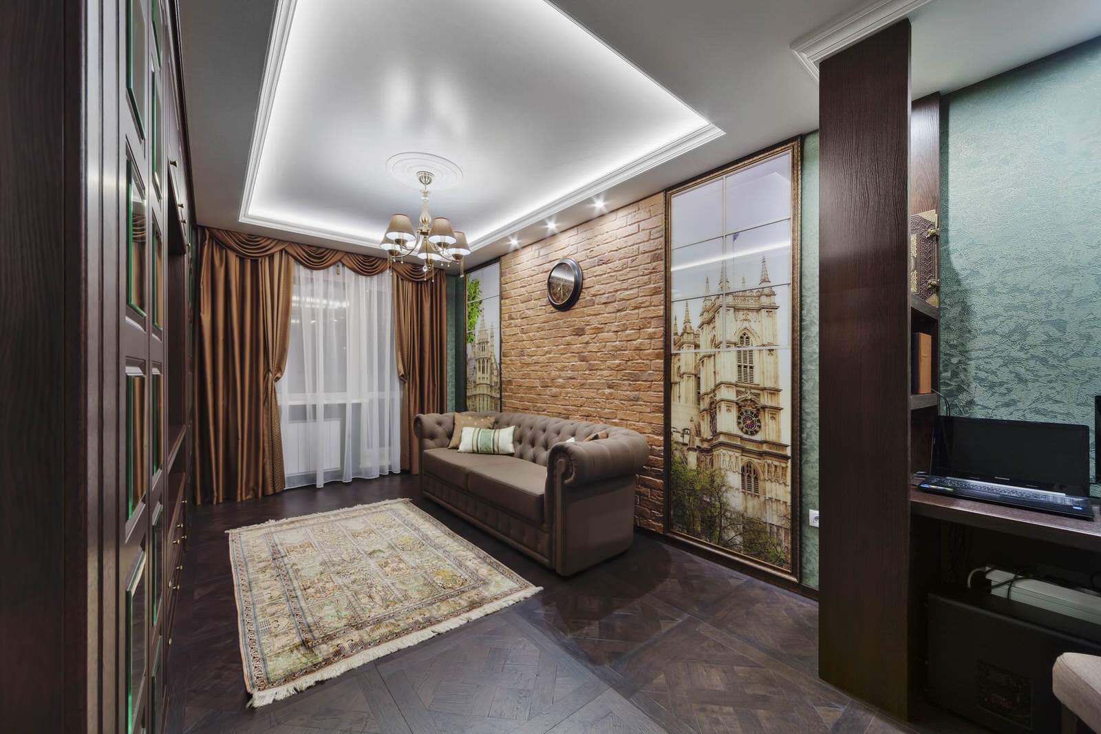 Интерьер маленькой квартиры в английском стиле