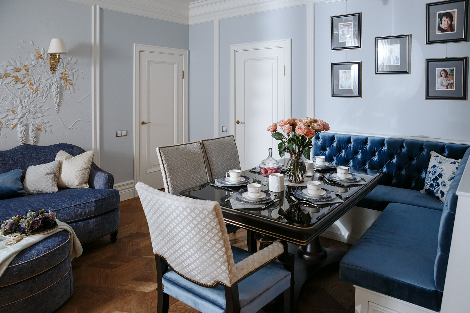 Американская классика на Крестовском острове.ЖК Привилегия 107м2