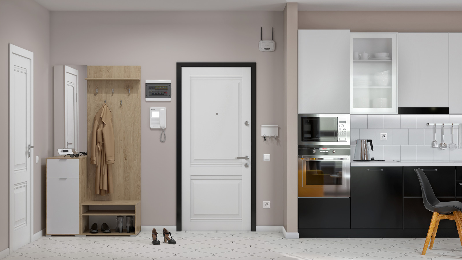 Стиль Комфорт в бежевом исполнение