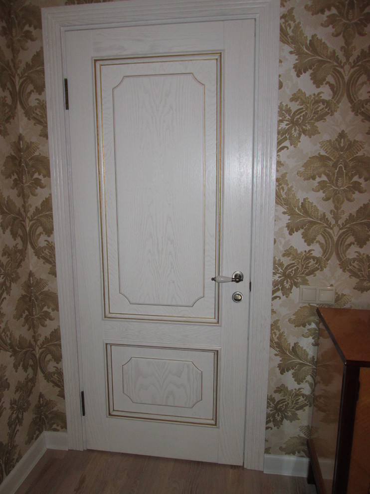 Дверь из массива дуба Коллекция Арт, эмаль, патина бронза