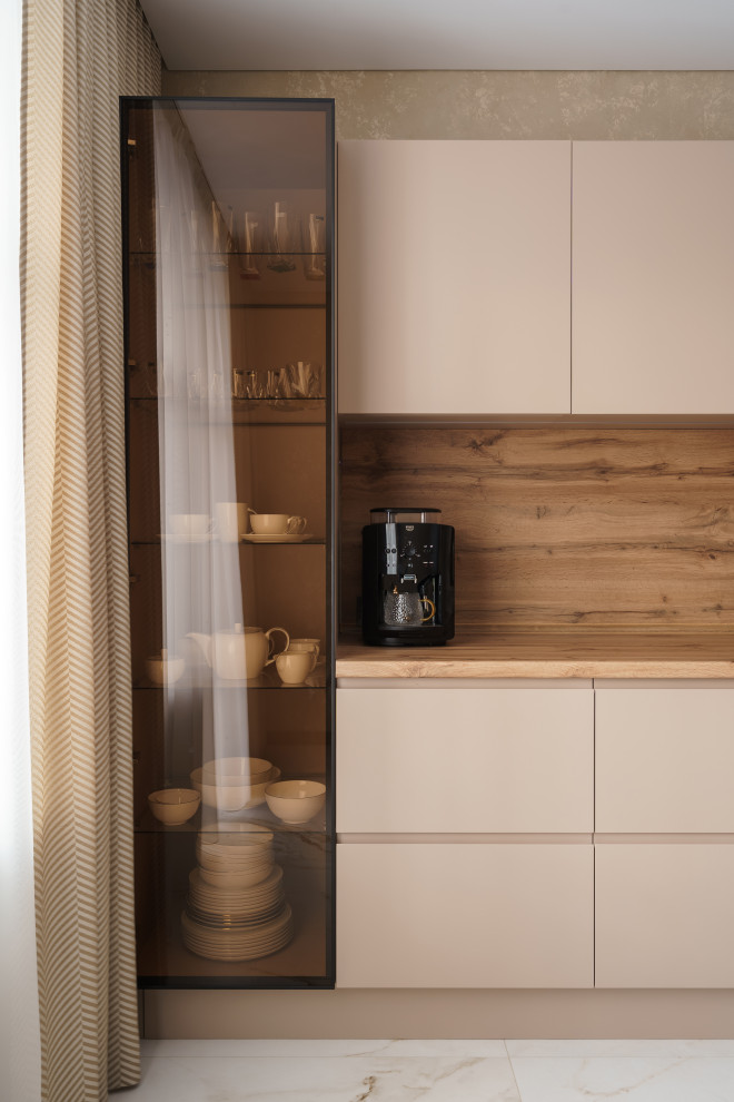 Кухня стекло мдф эмаль