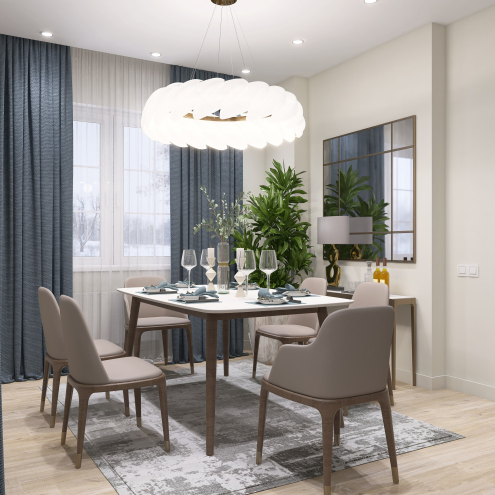 Двухэтажный дом с цокольным этажом 208м2