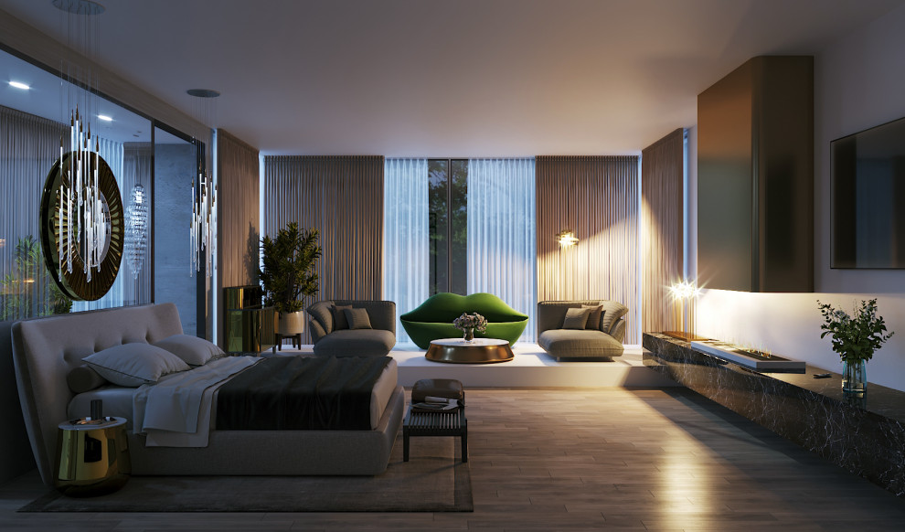 мебель Scarlet Splendour в интерьере.