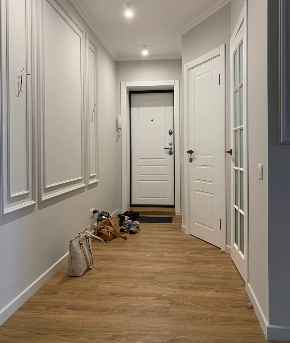 Design apartment in Krasnoyarsk 37 m² in neoclassical style