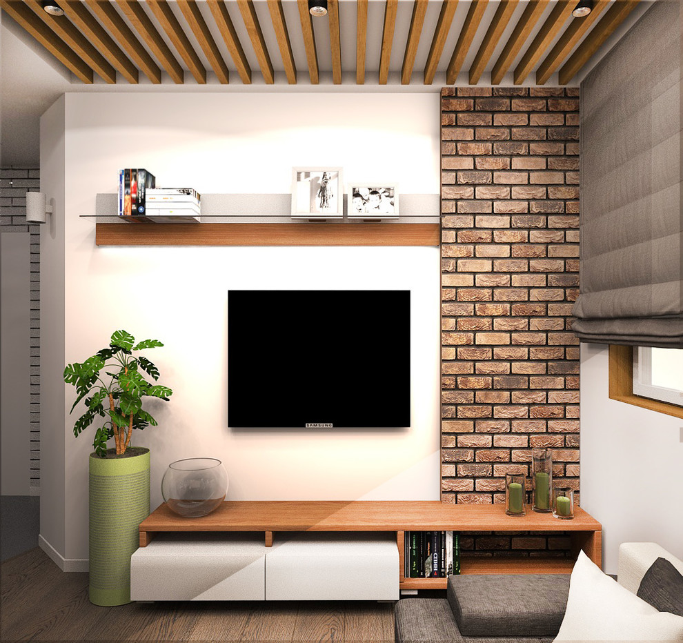 гостиная с кухней