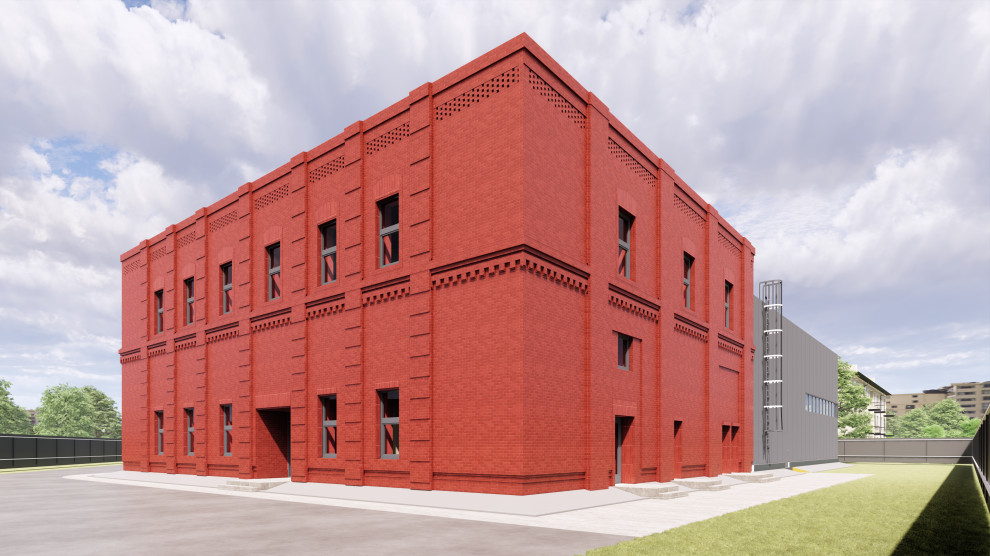 Обложка проекта: Производственный объект до 1500кв.м. площади в кирпичном стиле