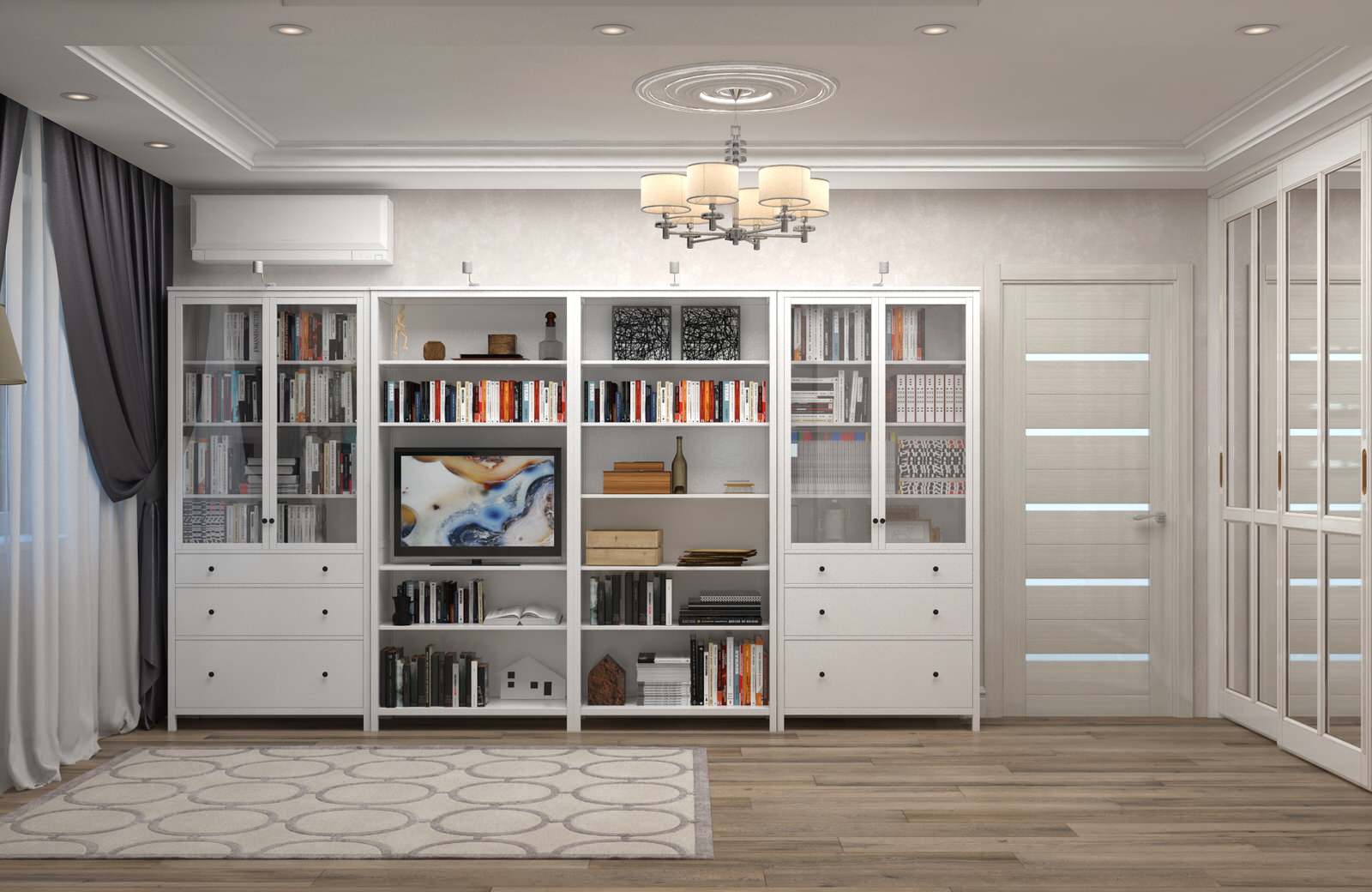 Дизайн проект гостиной в г. Жуковский