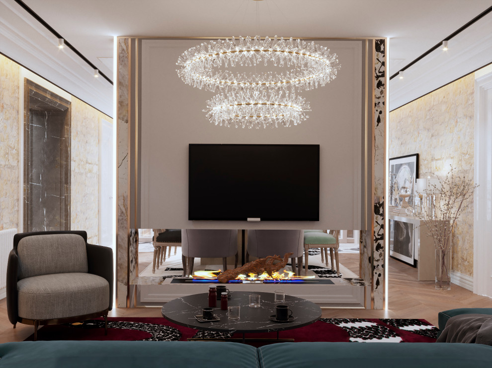 Особняк Алексея Ягудина и Татьяны Тотьмяниной. Гостиная