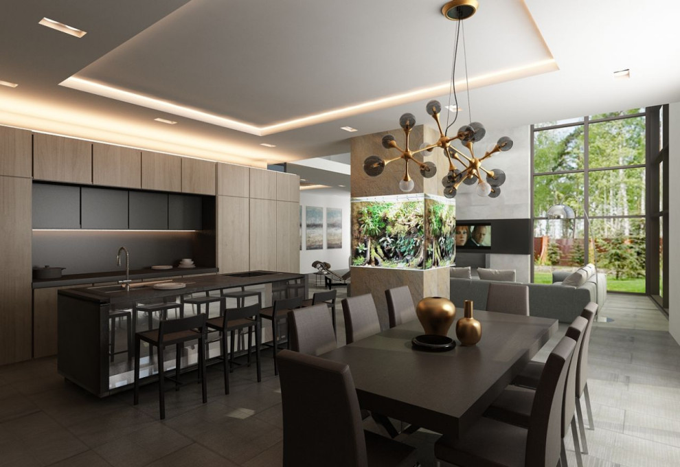 Дизайн проект интерьера загородного дома