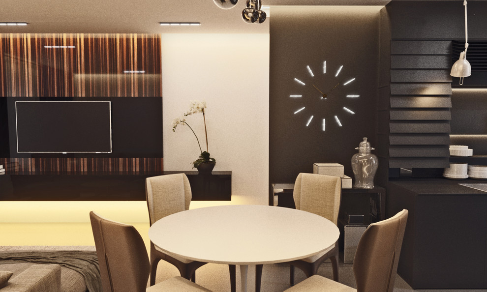 Интерьер квартиры в  ЖК "Дом на Фрунзенской". Санкт-Петербург