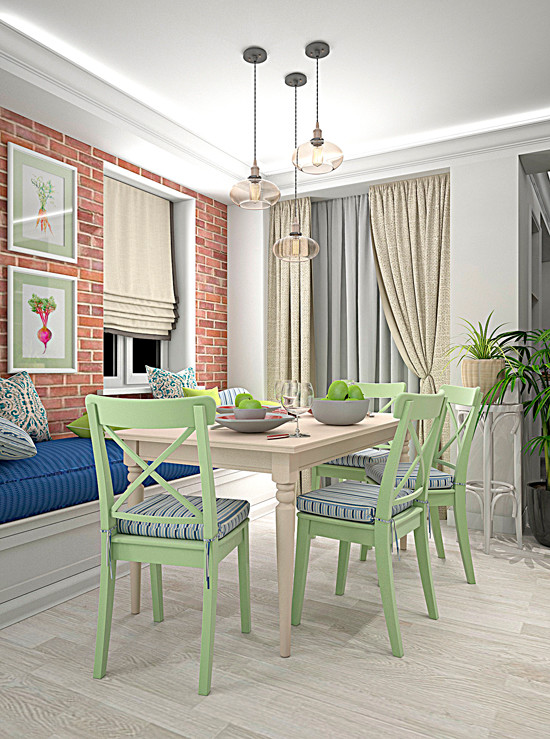 Двухкомнатная квартира. Эклектика.