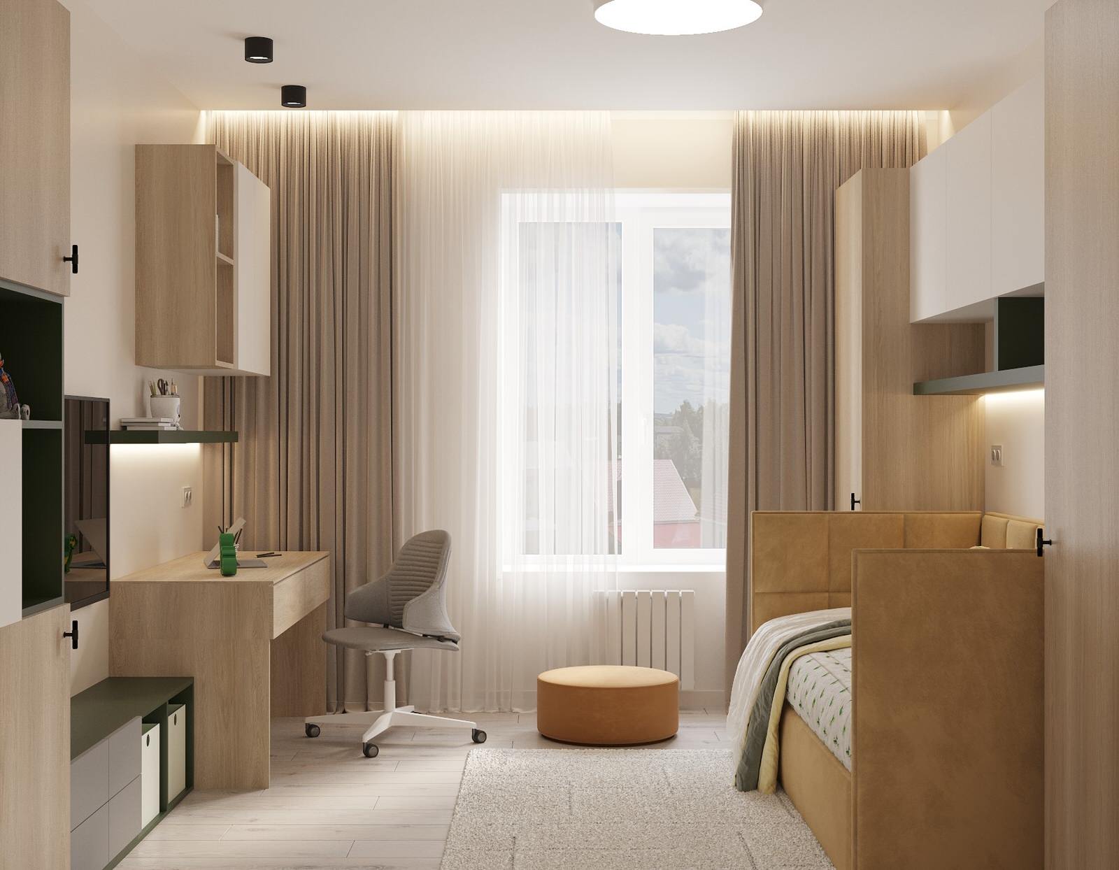 Проект квартиры, площадью 88 кв. м в п. Ганино