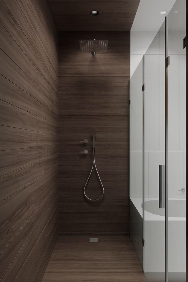 Дизайн-проект квартиры в стиле минимализм (Дыбенко)