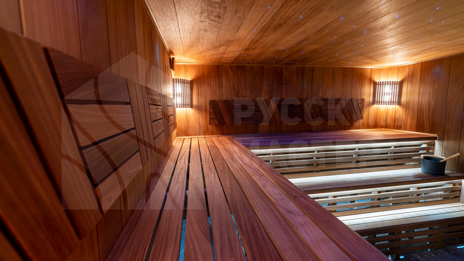 Обзор парной из экзотической и редкой древесины Фраке