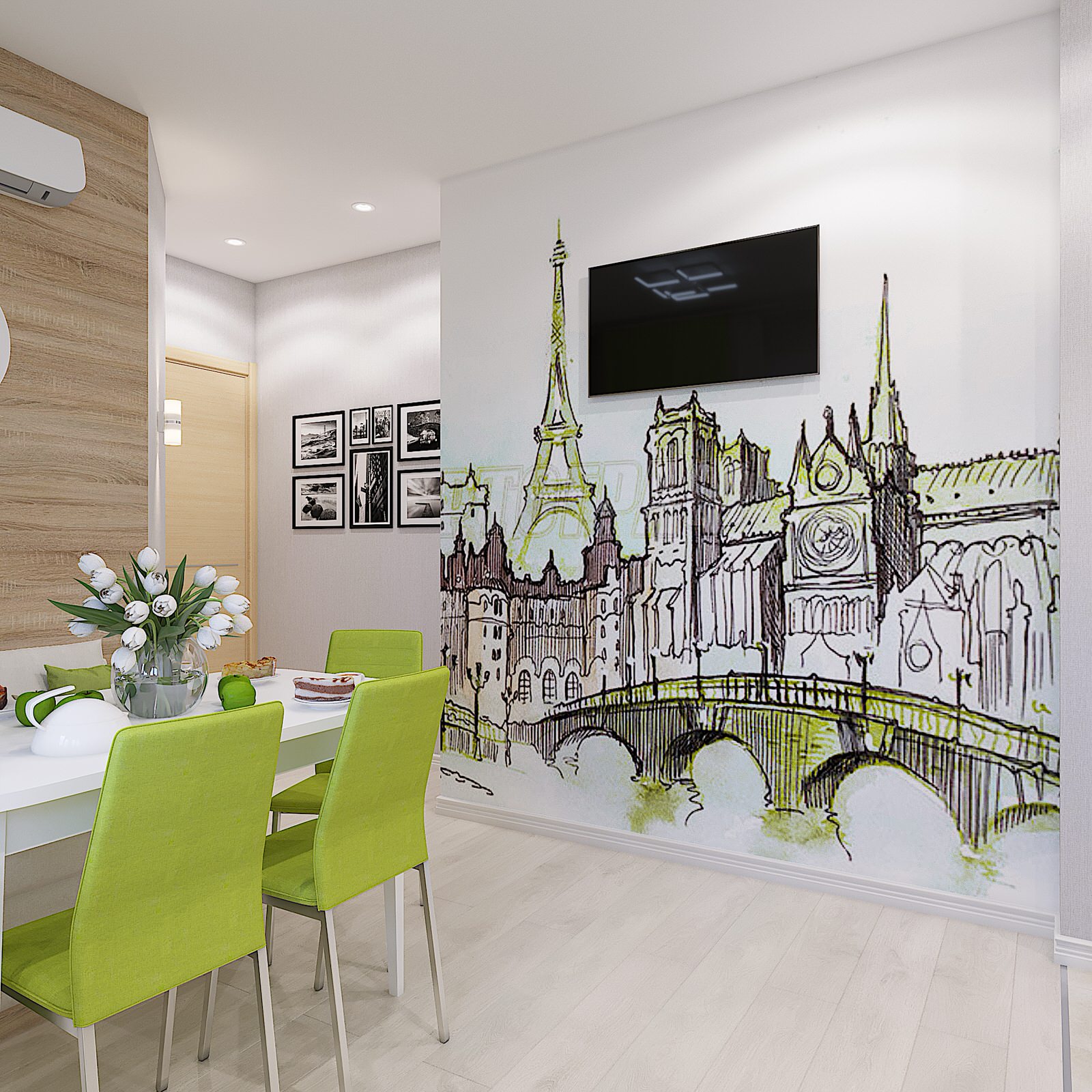 Проект двухкомнатной квартиры на пр.Ленина