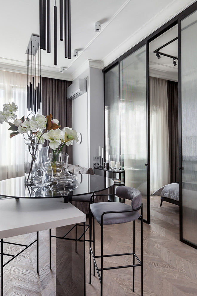 Элегантная квартира в стиле Total black