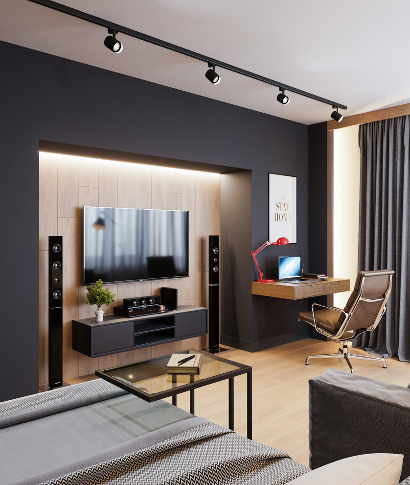 Обложка проекта: Двухкомнатная квартира с мужским характером