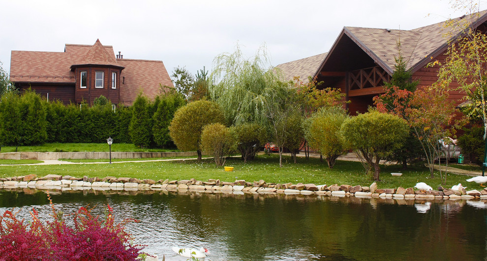 Искусственный пруд в дизайне дачного участка 50 соток