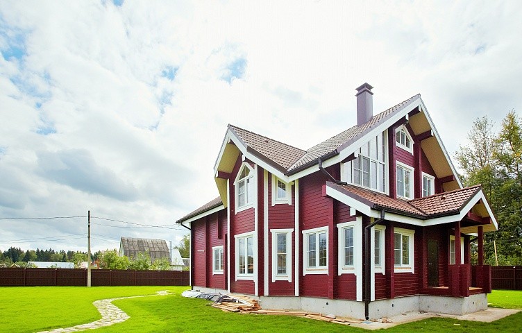 Наши работы - покрашенные дома