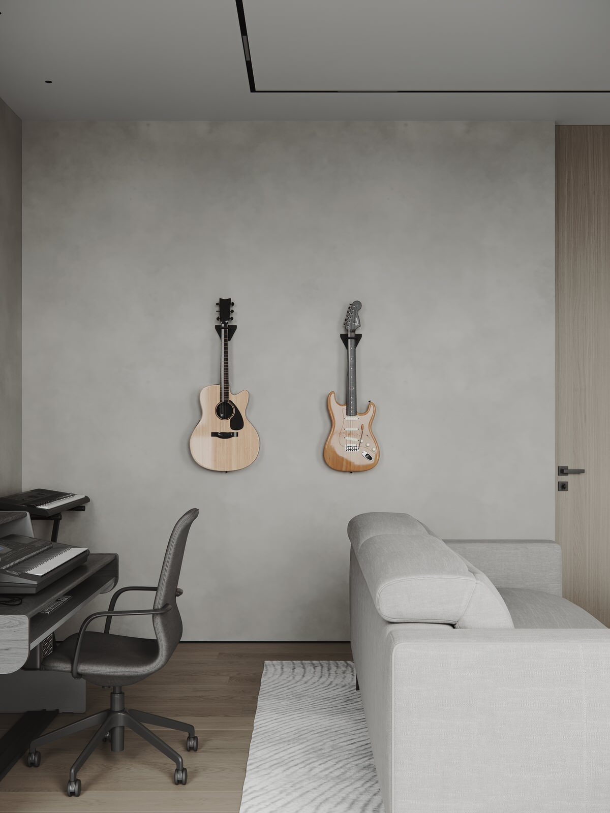 Apartamente de Vaugirard work hobby room