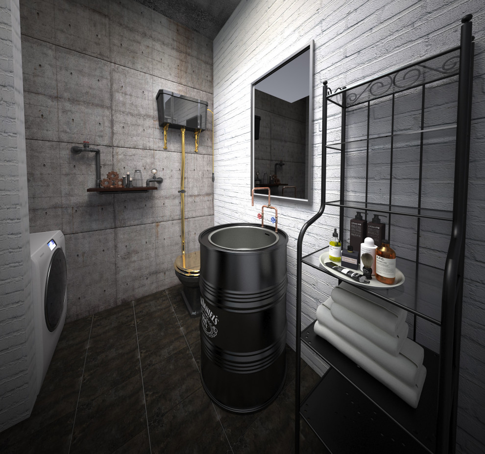 Брутальный мужской лофт, 45 кв.м.