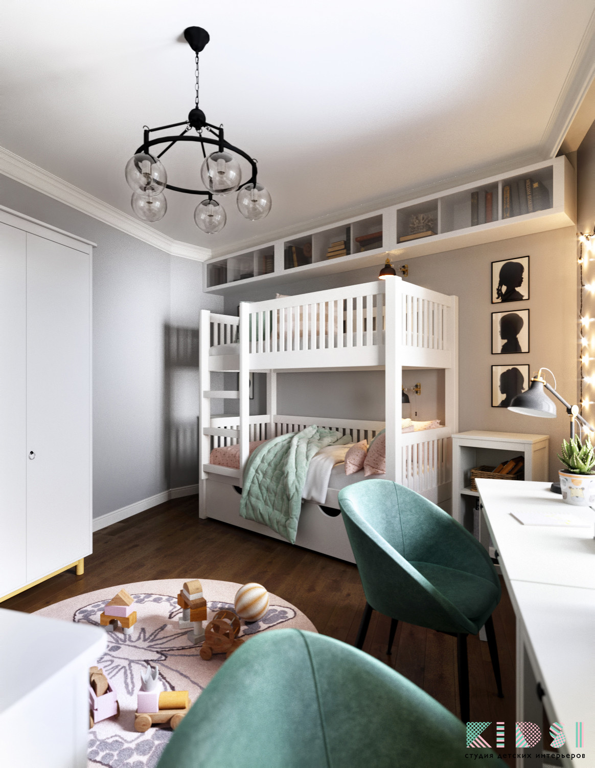 Комната для брата и сестры 6 и 7 лет